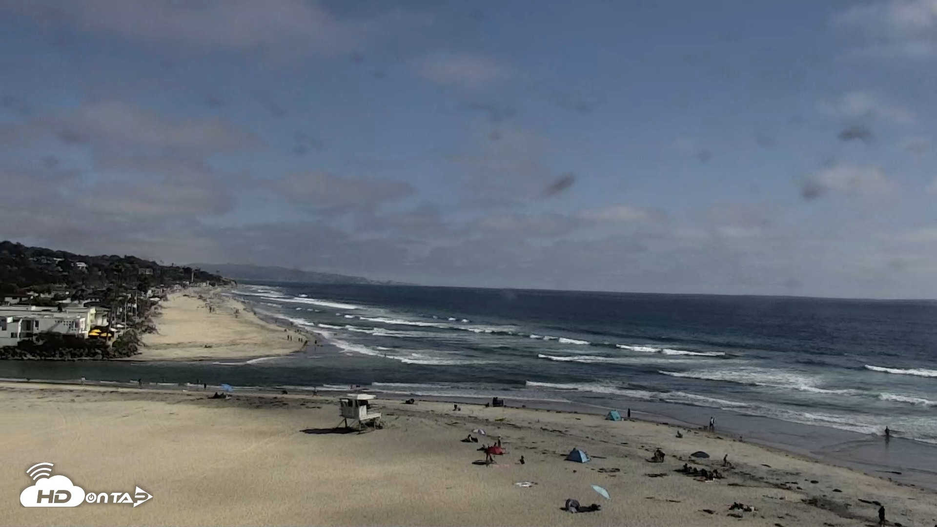 Snapshot of Del Mar Beach North Live Webcam taken Jun 12, 2026, 4:18pm PDT