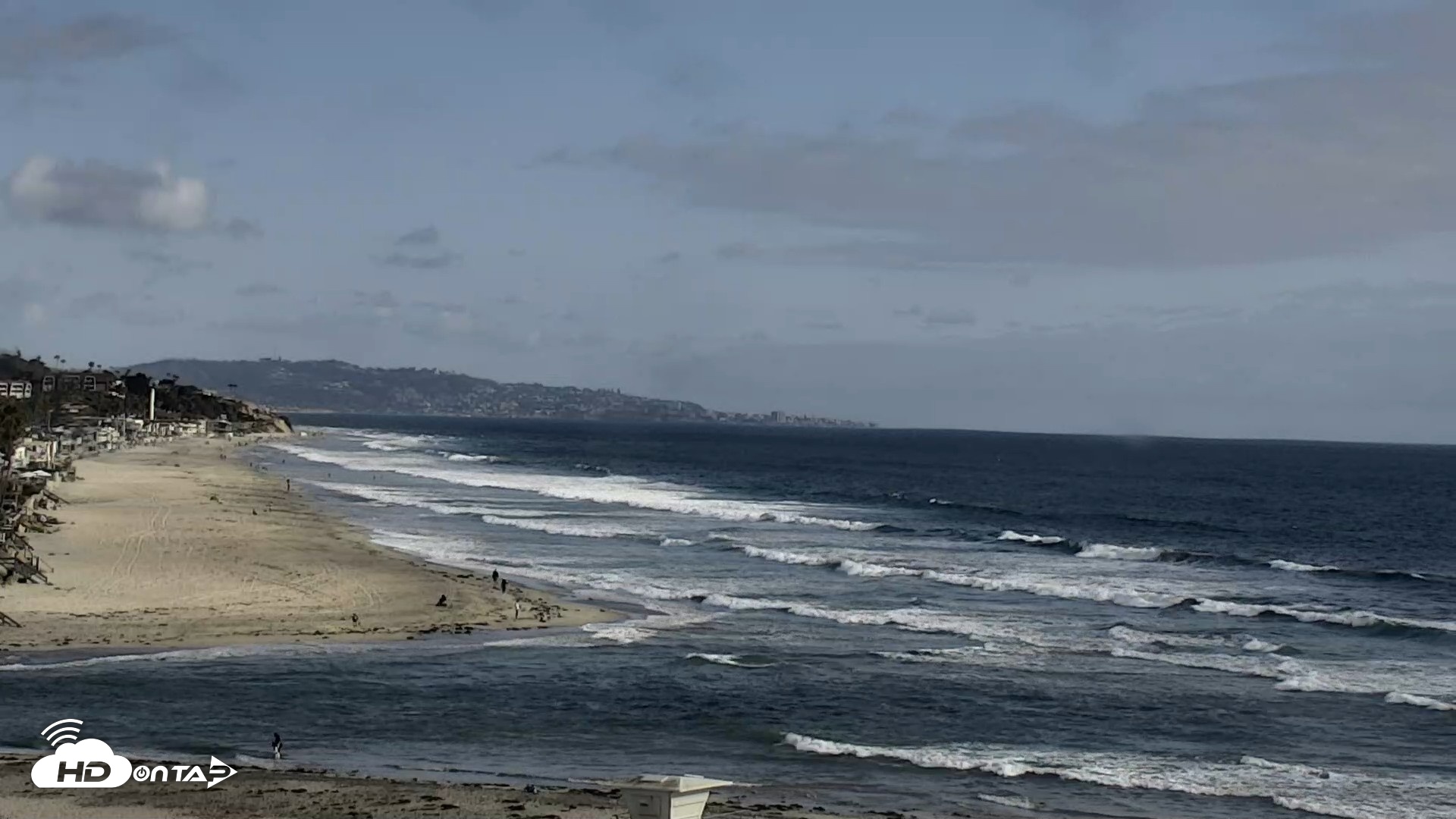 Snapshot of Del Mar Beach North Live Webcam taken May 26, 2026, 5:38pm PDT