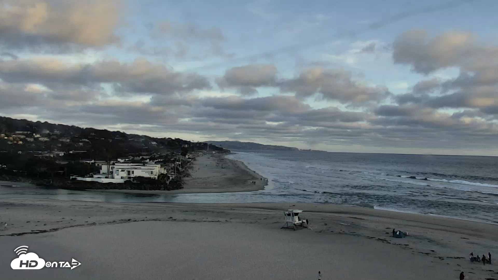 Snapshot of Del Mar Beach North Live Webcam taken Jun 21, 2026, 7:35pm PDT