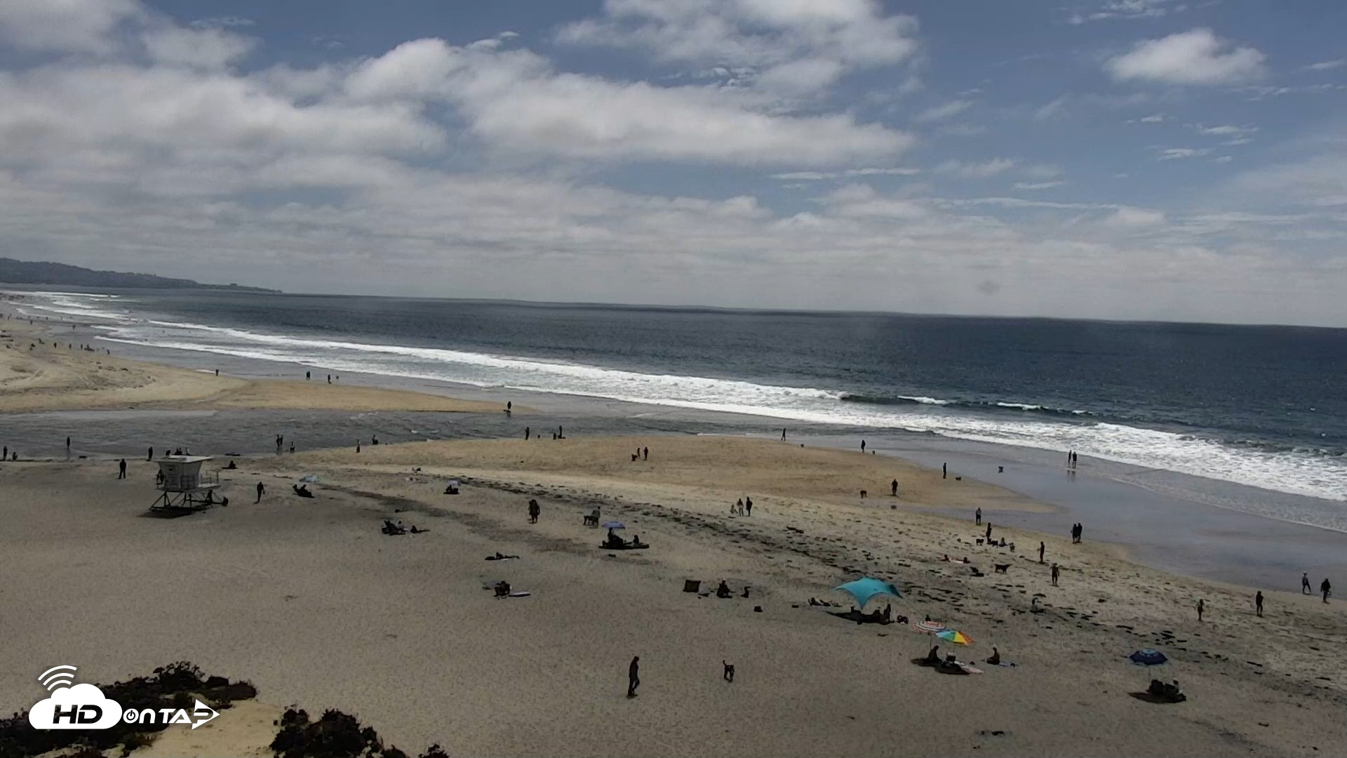 Snapshot of Del Mar Beach North Live Webcam taken Apr 10, 2026, 1:48pm PDT