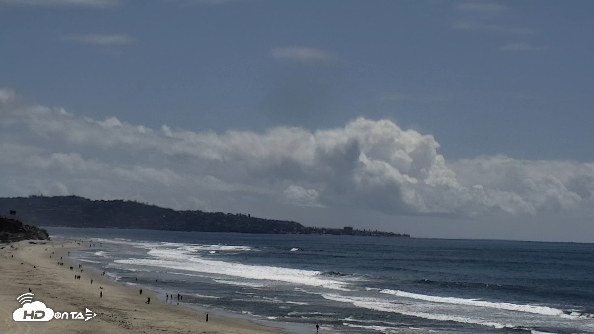 Snapshot of Del Mar Beach North Live Webcam taken Apr 13, 2026, 1:41pm PDT