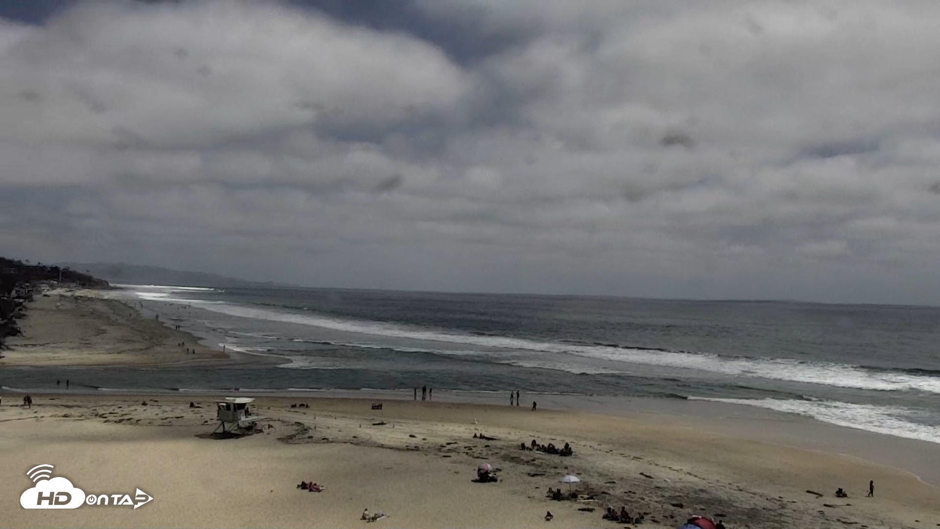 Snapshot of Del Mar Beach North Live Webcam taken Jun 16, 2026, 2:50pm PDT