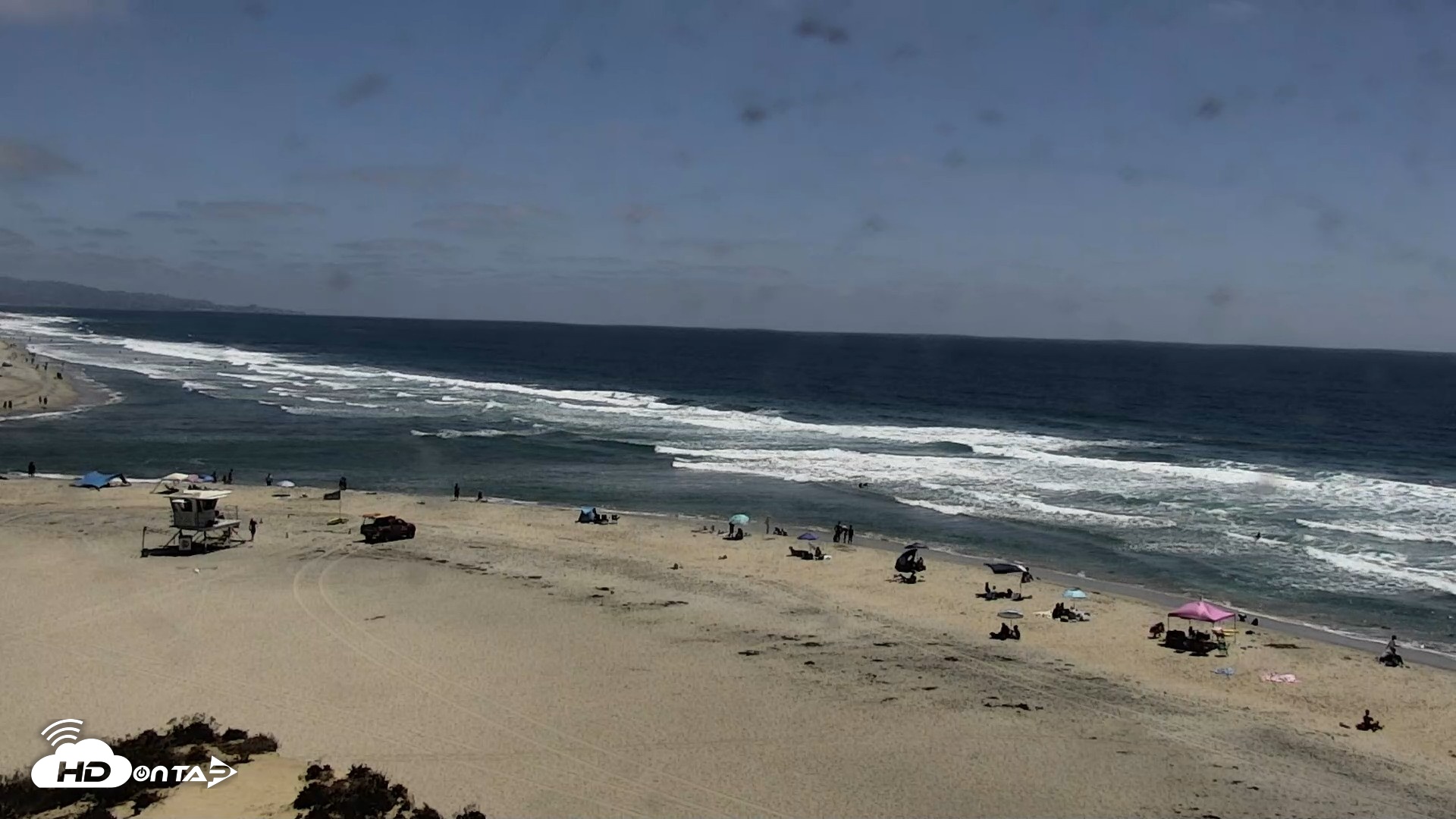 Snapshot of Del Mar Beach North Live Webcam taken Jul 6, 2026, 2:29pm PDT