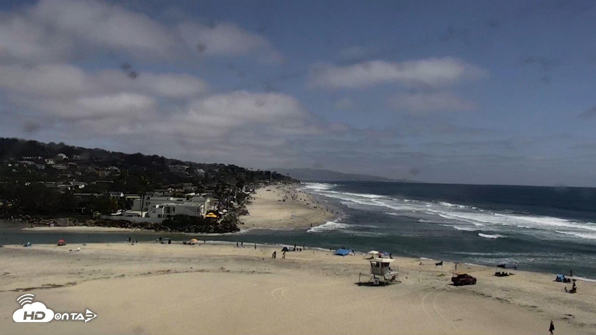 Snapshot of Del Mar Beach North Live Webcam taken Jul 6, 2026, 3:08pm PDT