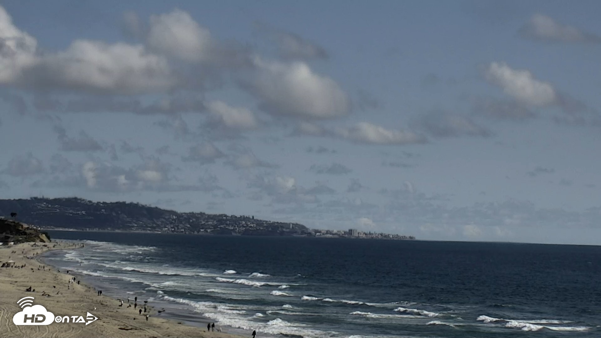 Snapshot of Del Mar Beach North Live Webcam taken Apr 26, 2026, 5:03pm PDT