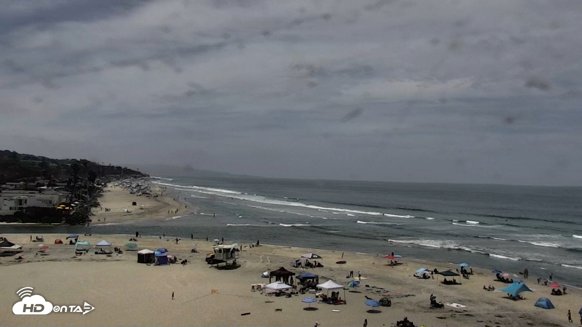 Snapshot of Del Mar Beach North Live Webcam taken Jul 4, 2026, 12:09pm PDT