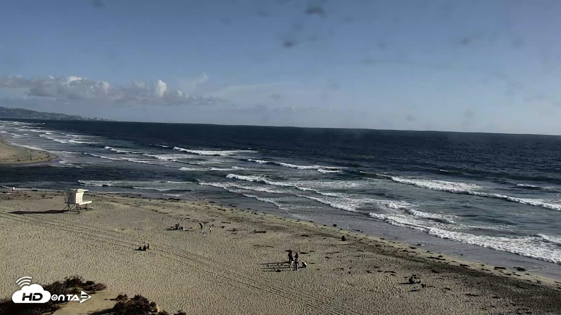 Snapshot of Del Mar Beach North Live Webcam taken May 27, 2026, 5:50pm PDT