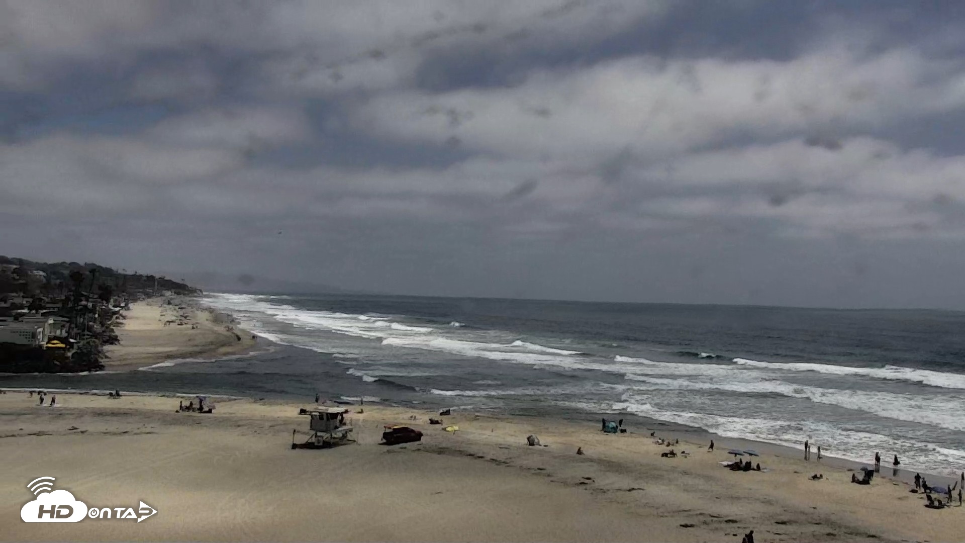 Snapshot of Del Mar Beach North Live Webcam taken Jul 8, 2026, 2:31pm PDT