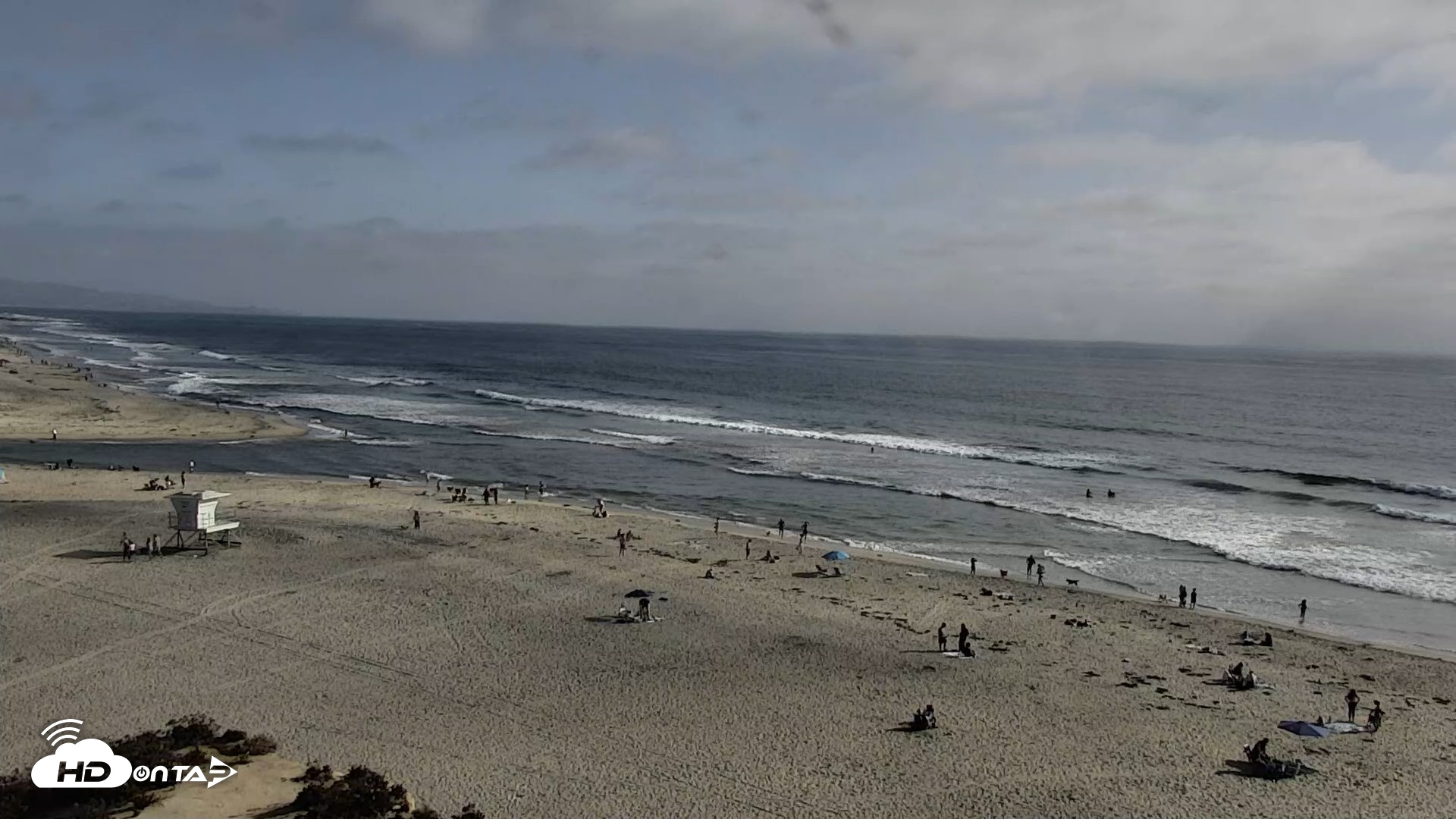 Snapshot of Del Mar Beach North Live Webcam taken May 9, 2026, 5:11pm PDT