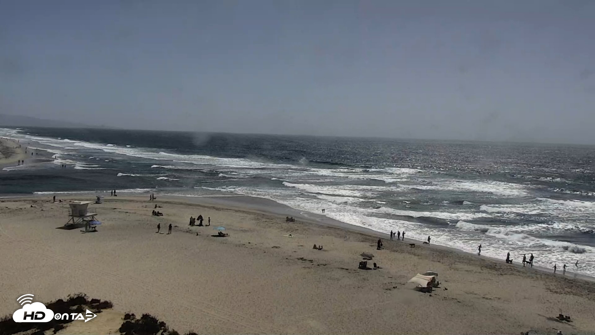 Snapshot of Del Mar Beach North Live Webcam taken Sep 14, 2026, 2:08pm PDT