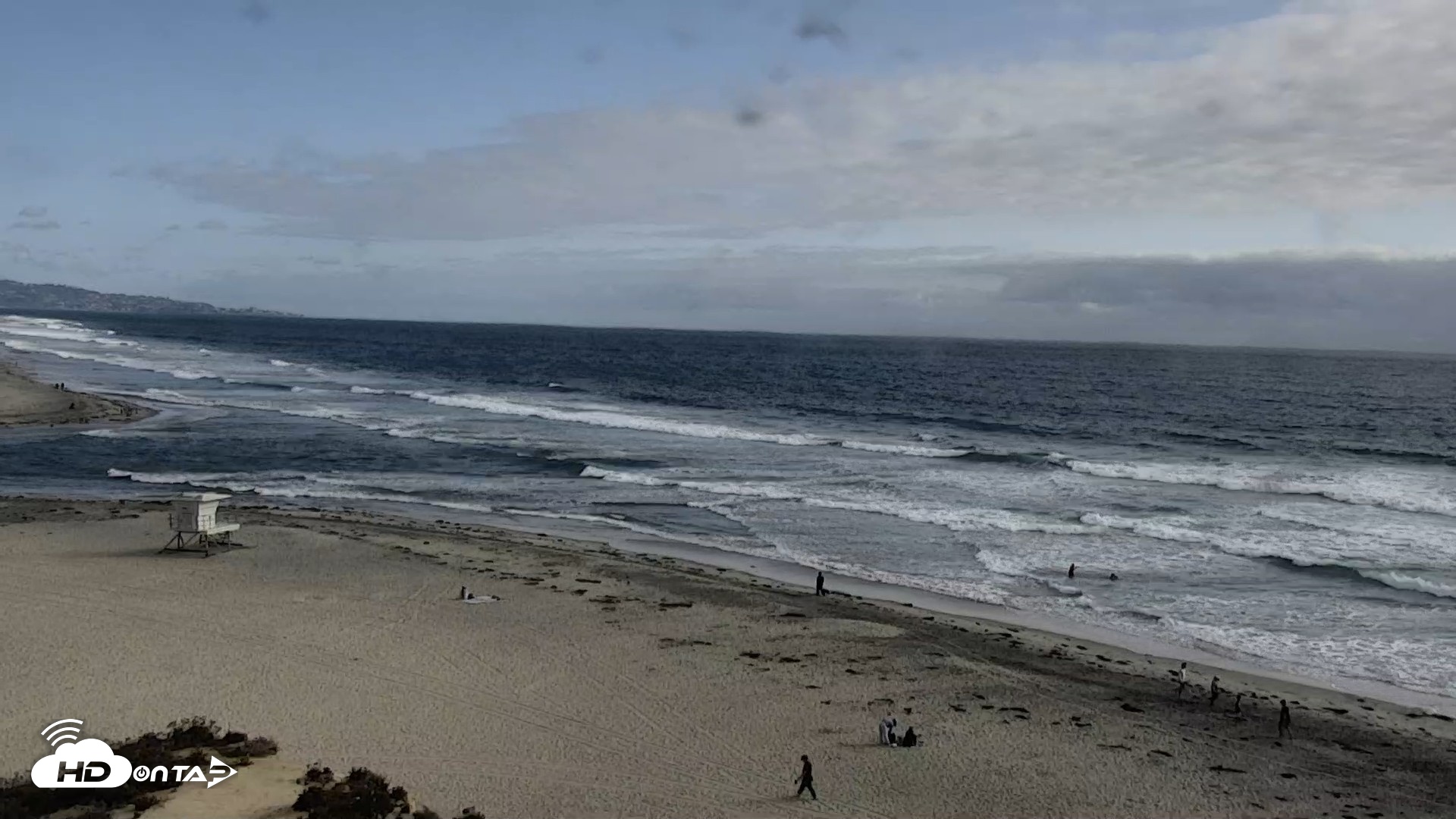 Snapshot of Del Mar Beach North Live Webcam taken May 26, 2026, 5:39pm PDT