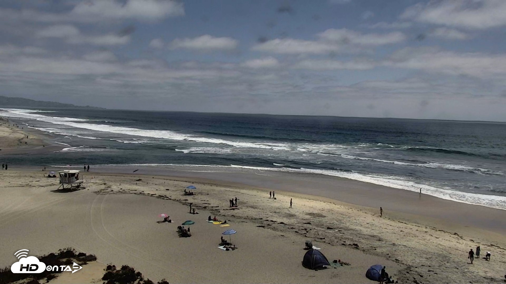 Snapshot of Del Mar Beach North Live Webcam taken Jun 17, 2026, 2:16pm PDT