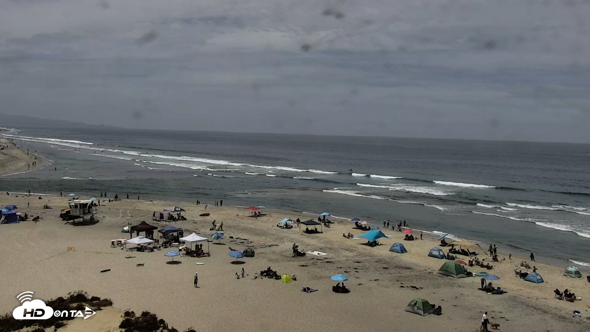 Snapshot of Del Mar Beach North Live Webcam taken Jul 4, 2026, 12:09pm PDT