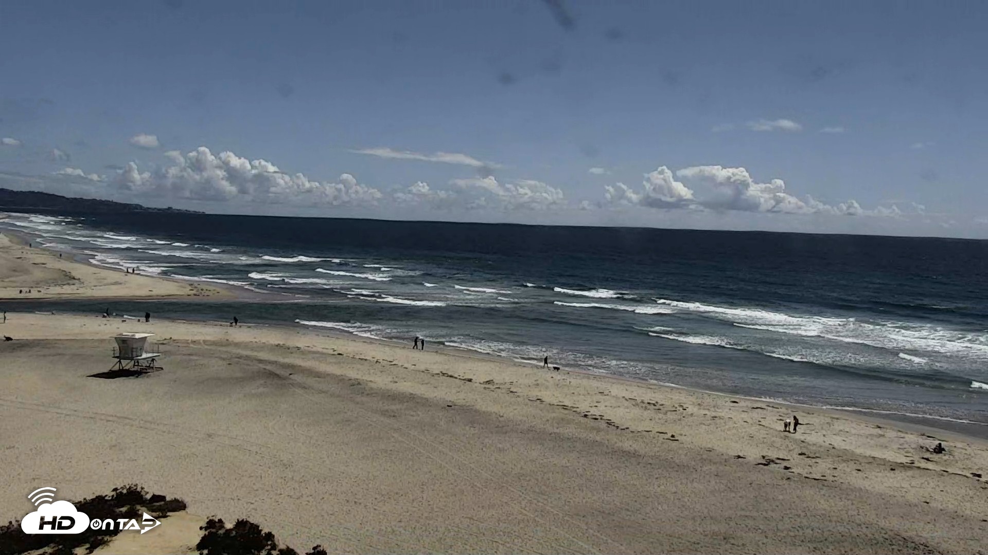 Snapshot of Del Mar Beach North Live Webcam taken May 5, 2026, 2:50pm PDT