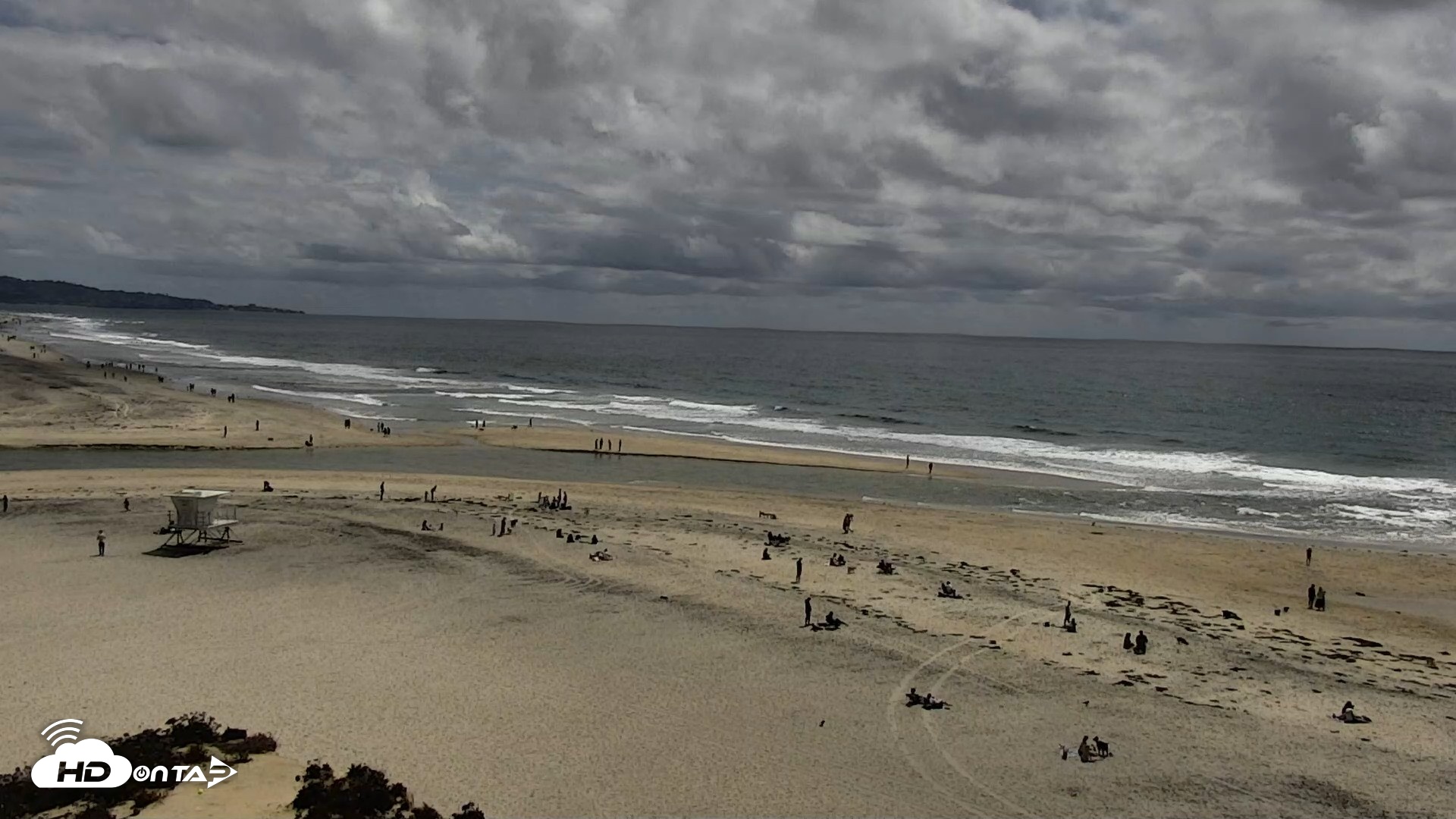 Snapshot of Del Mar Beach North Live Webcam taken Apr 26, 2026, 2:13pm PDT