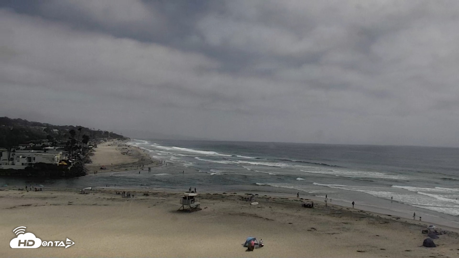 Snapshot of Del Mar Beach North Live Webcam taken Aug 3, 2026, 2:56pm PDT