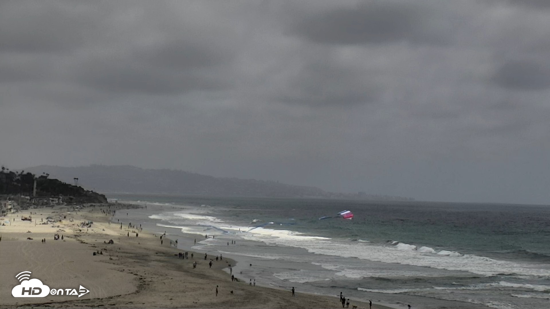 Snapshot of Del Mar Beach North Live Webcam taken May 16, 2026, 3:06pm PDT