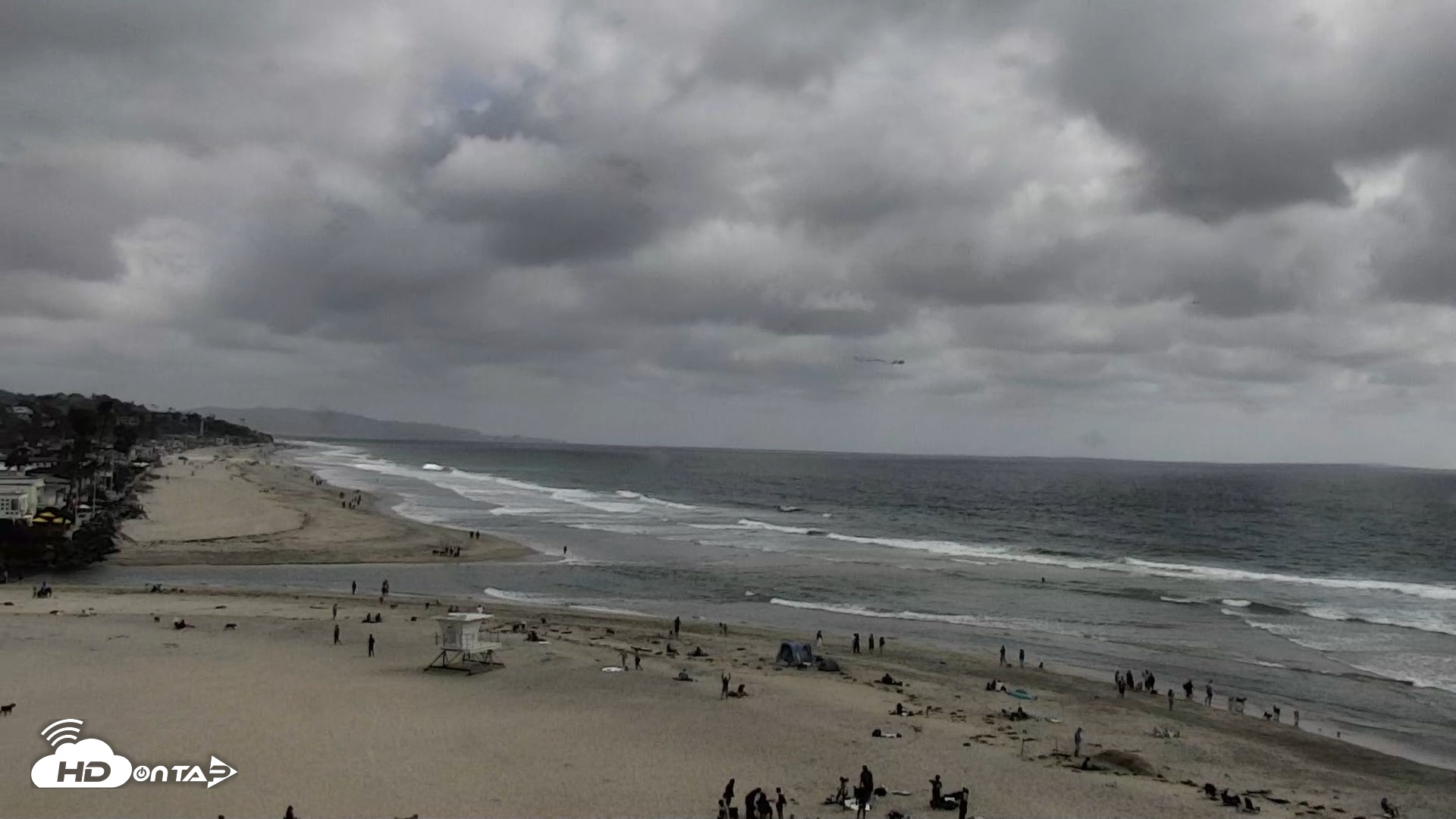 Snapshot of Del Mar Beach North Live Webcam taken May 16, 2026, 4:26pm PDT