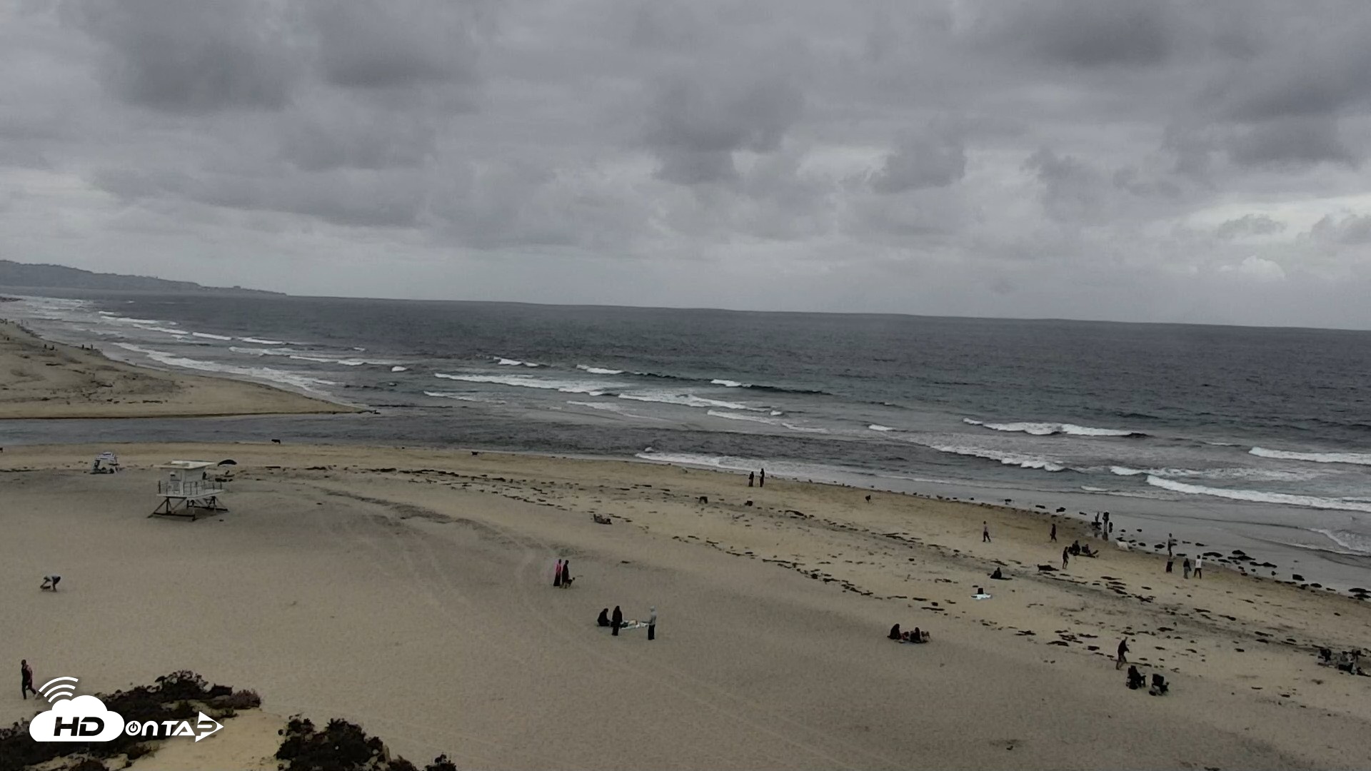 Snapshot of Del Mar Beach North Live Webcam taken Apr 25, 2026, 3:39pm PDT