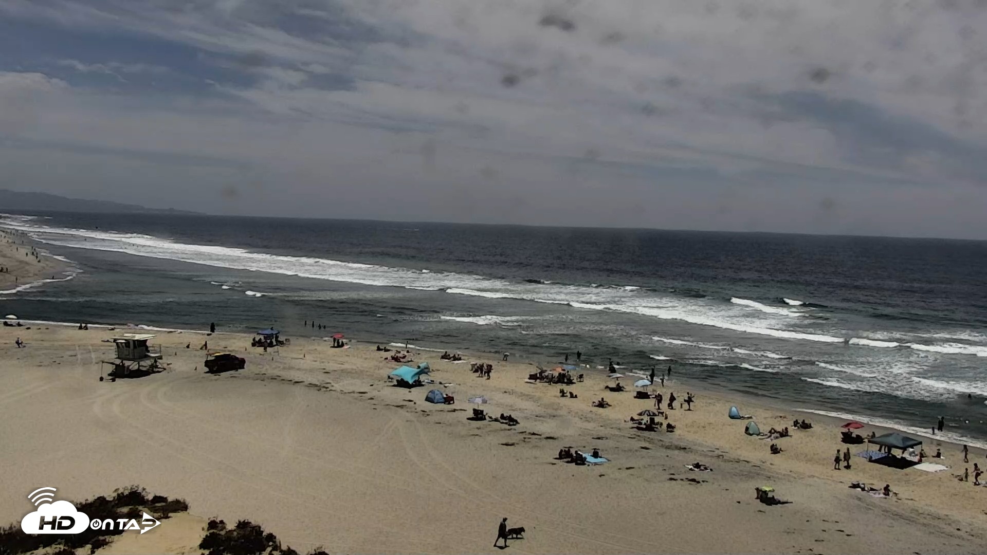 Snapshot of Del Mar Beach North Live Webcam taken Jul 3, 2026, 1:13pm PDT