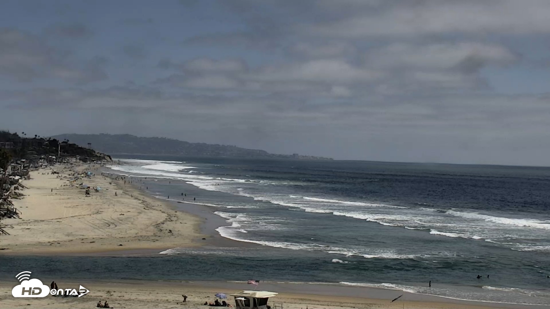 Snapshot of Del Mar Beach North Live Webcam taken Jun 17, 2026, 2:49pm PDT