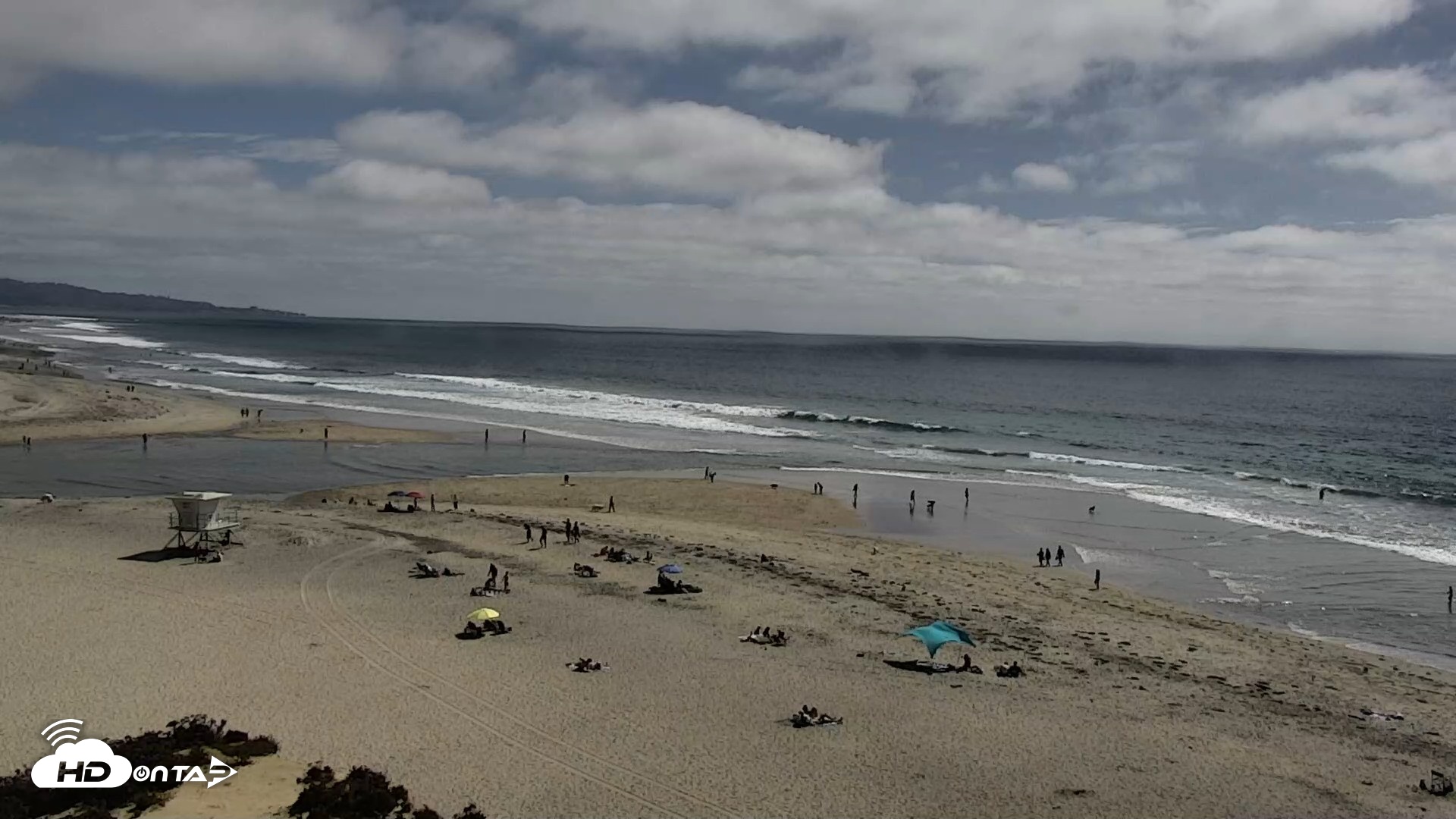Snapshot of Del Mar Beach North Live Webcam taken Apr 10, 2026, 3:13pm PDT