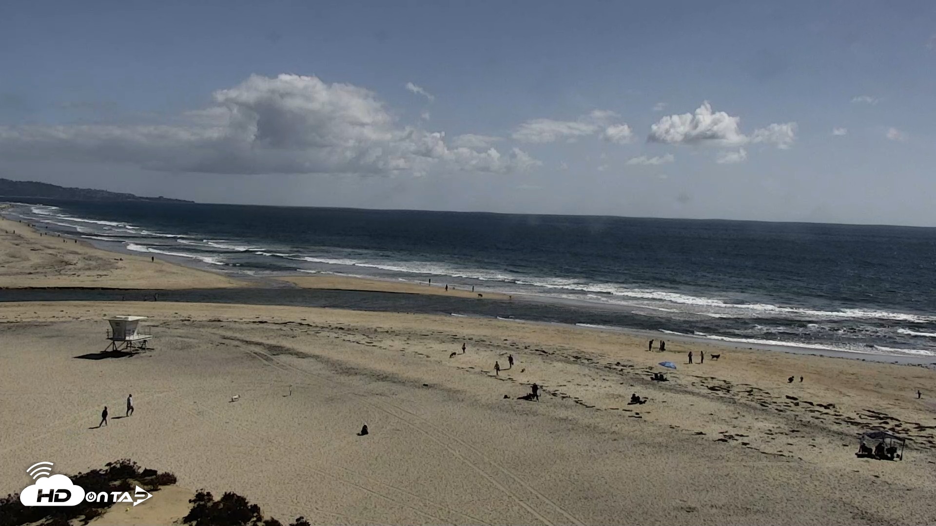 Snapshot of Del Mar Beach North Live Webcam taken Apr 27, 2026, 3:22pm PDT