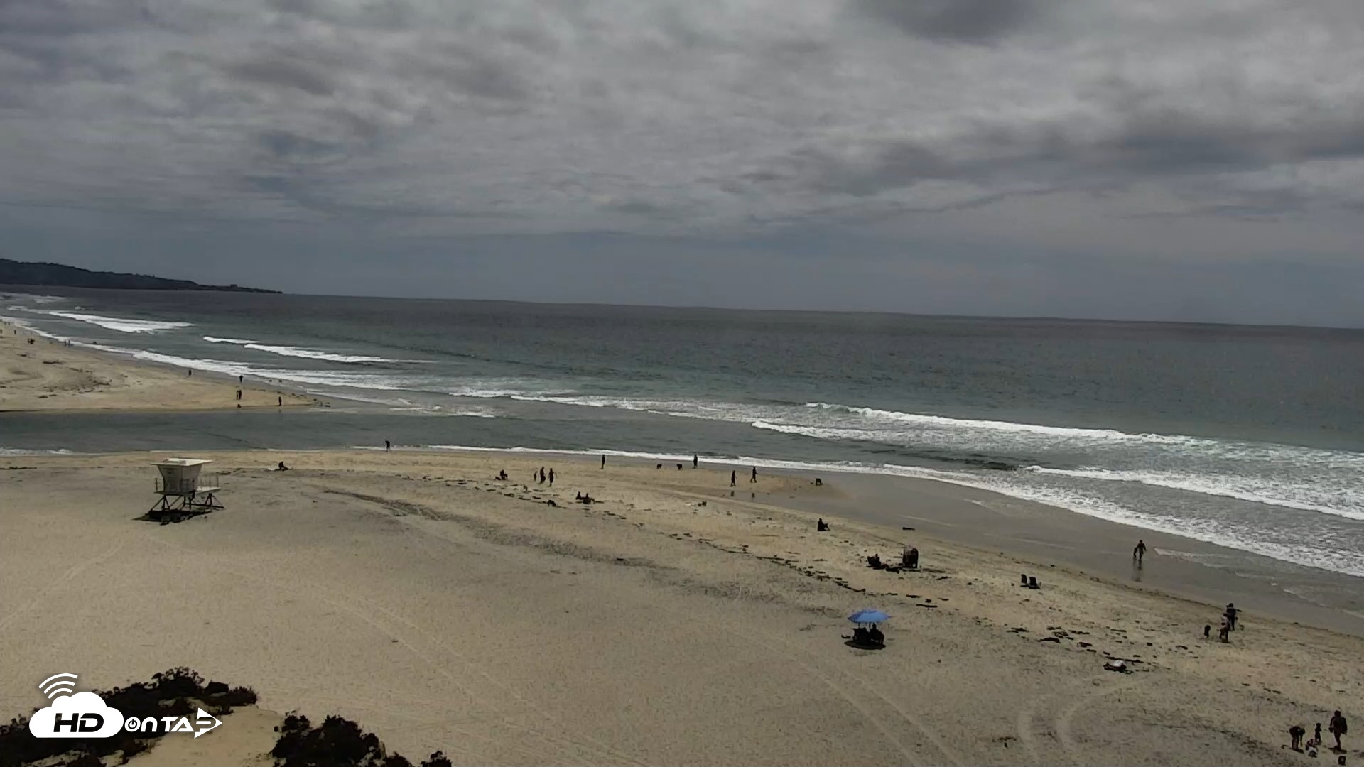 Snapshot of Del Mar Beach North Live Webcam taken Apr 21, 2026, 1:57pm PDT