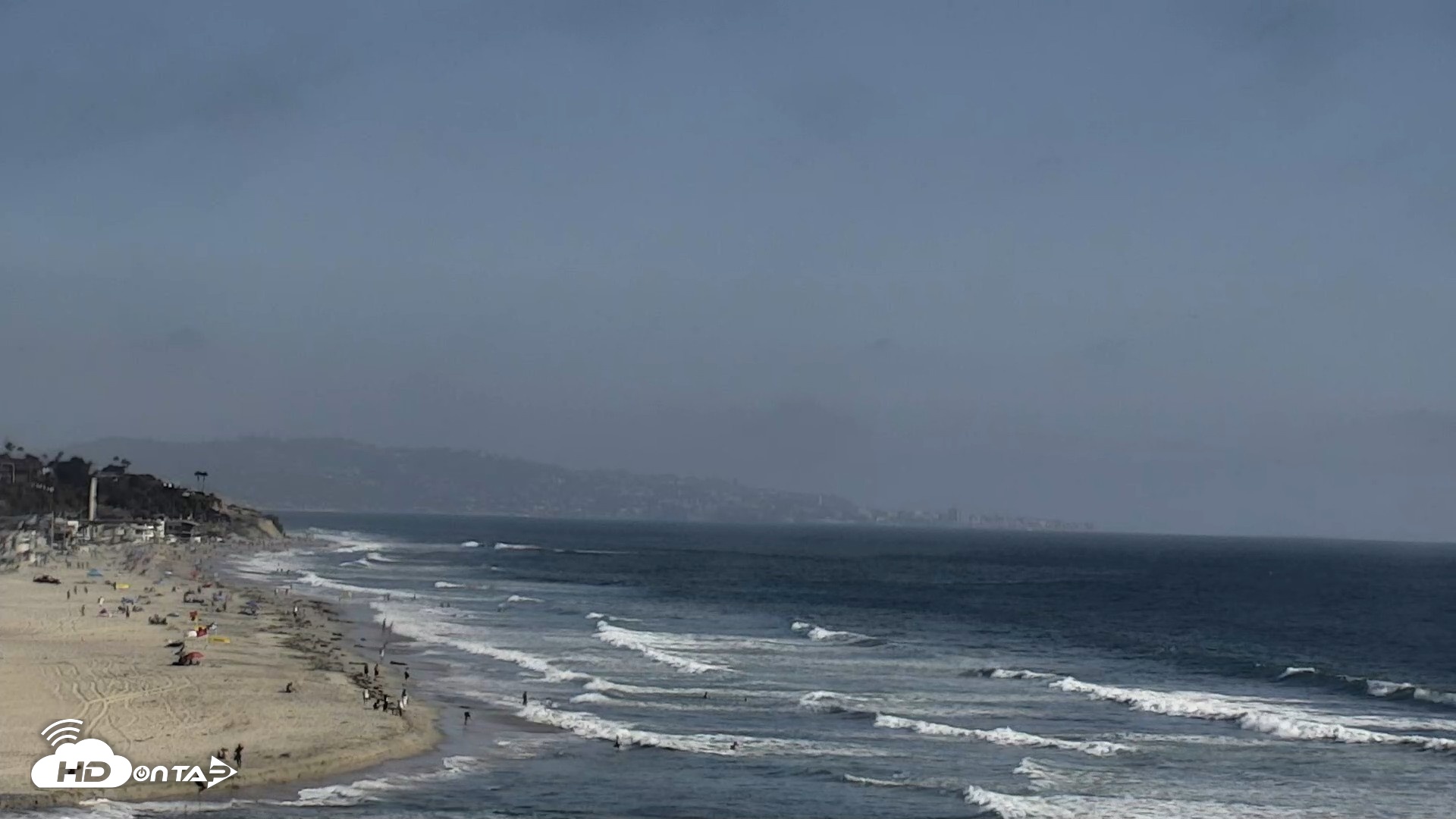 Snapshot of Del Mar Beach North Live Webcam taken Jul 9, 2026, 5:18pm PDT