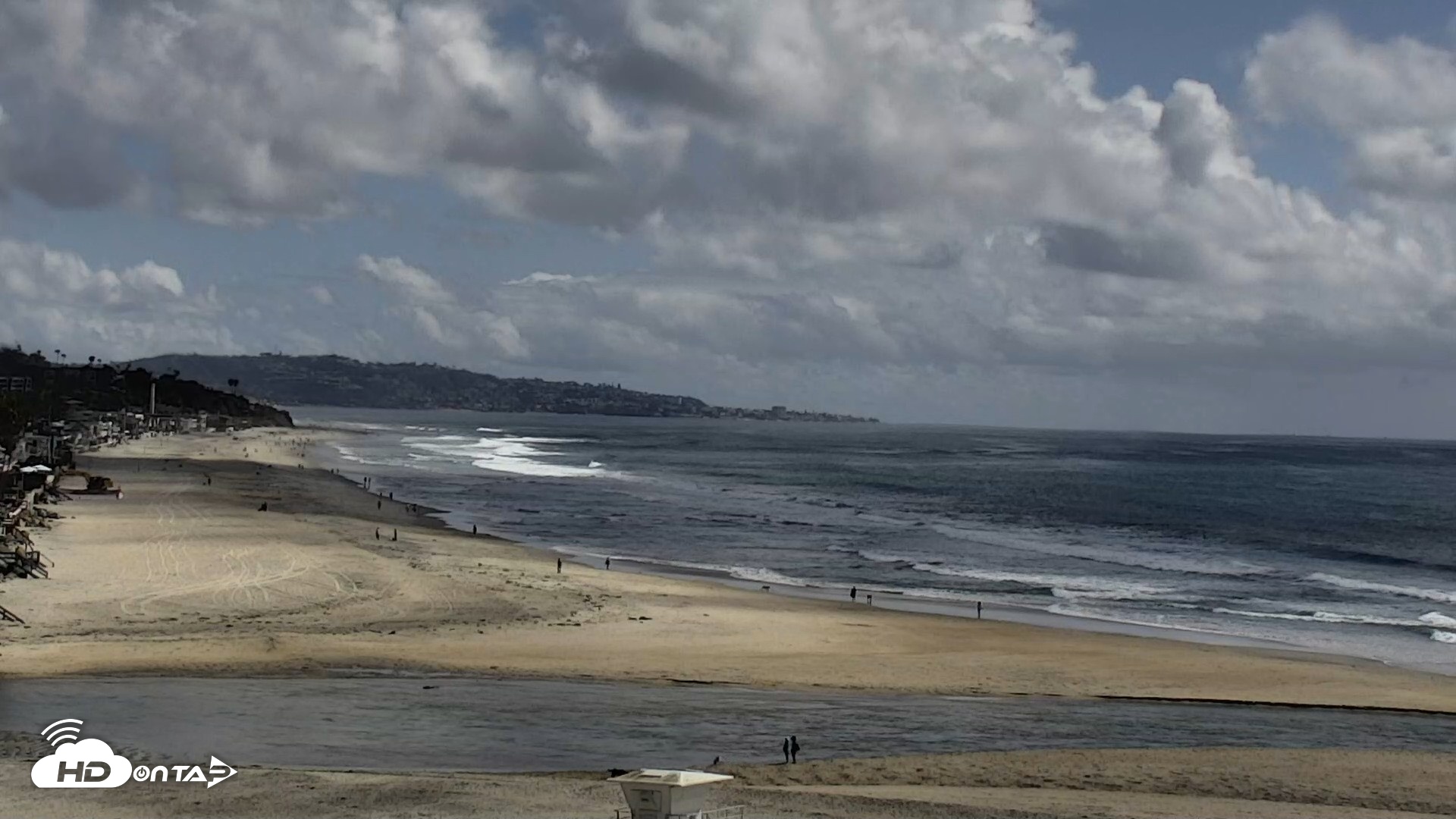 Snapshot of Del Mar Beach North Live Webcam taken Apr 13, 2026, 3:18pm PDT