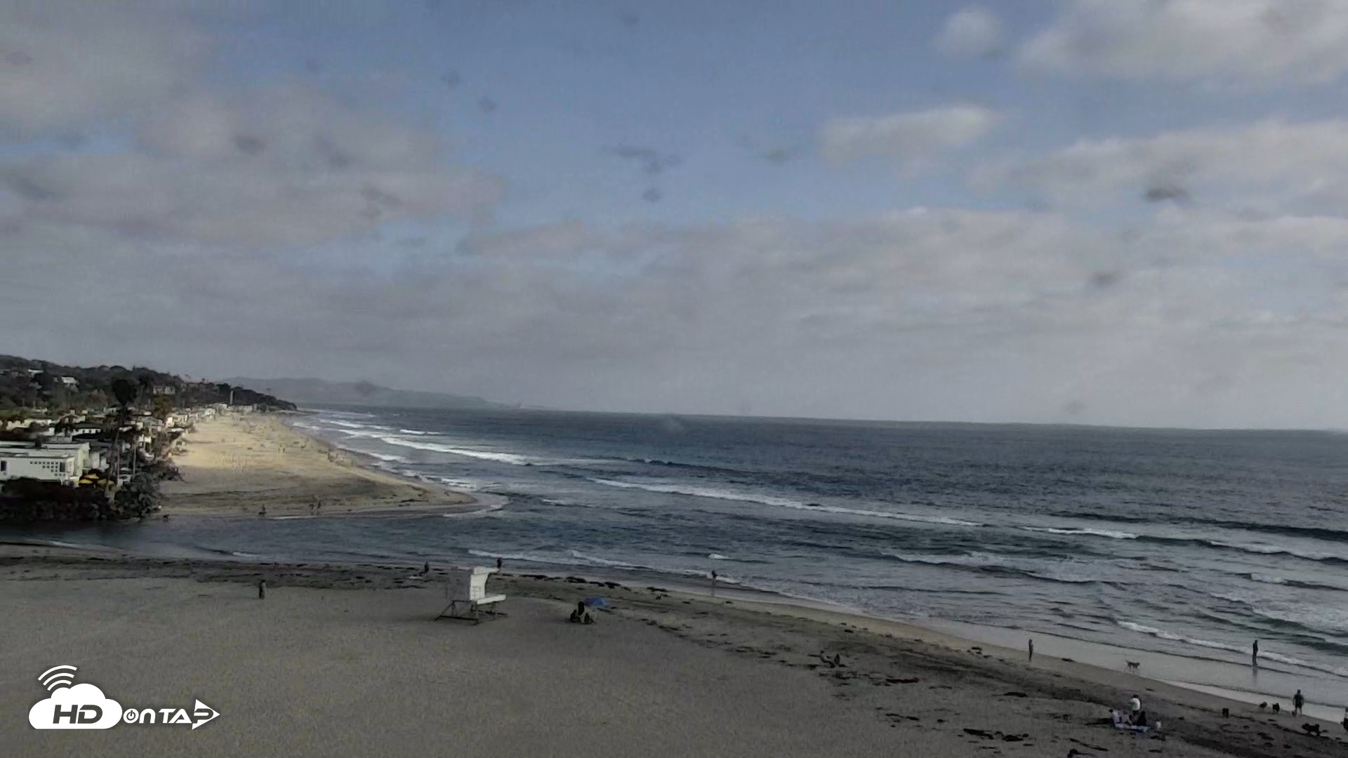 Snapshot of Del Mar Beach North Live Webcam taken May 22, 2026, 5:53pm PDT