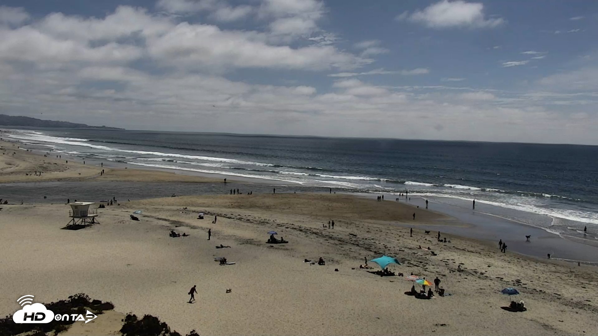 Snapshot of Del Mar Beach North Live Webcam taken Apr 10, 2026, 1:49pm PDT