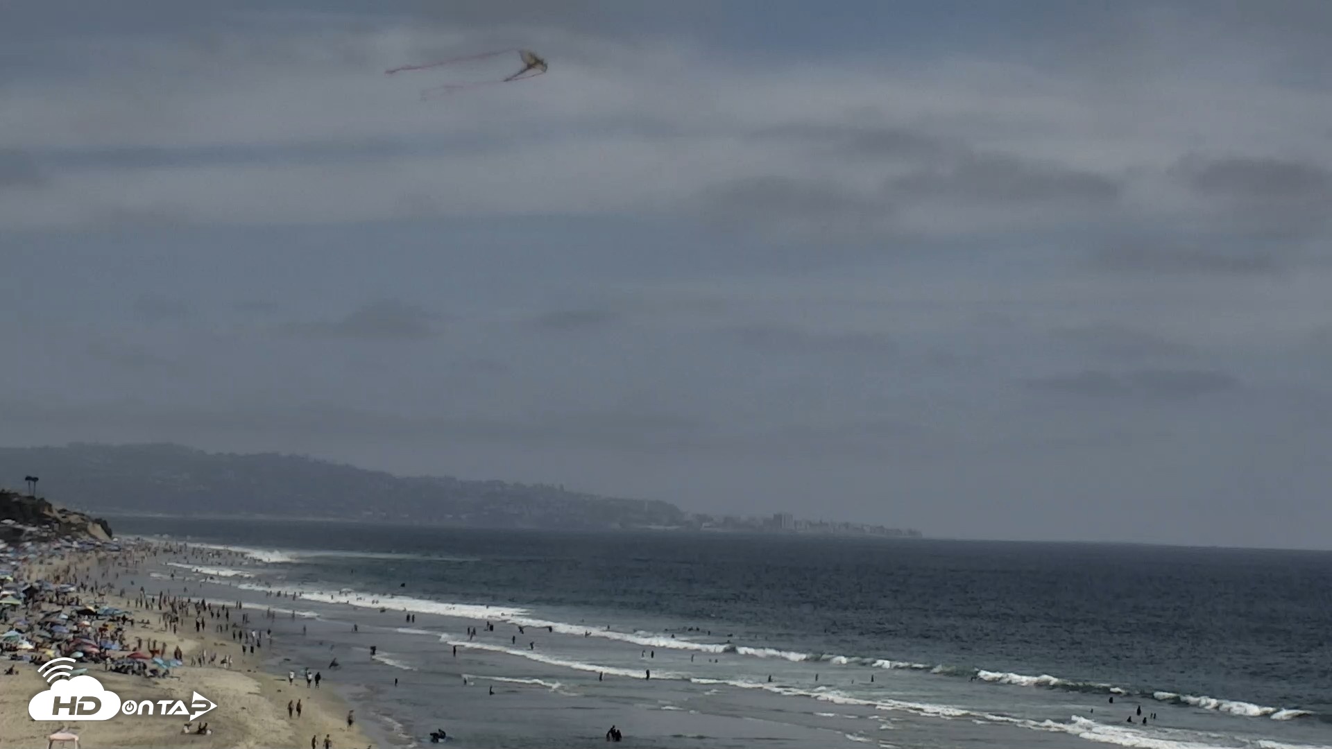 Snapshot of Del Mar Beach North Live Webcam taken Jul 4, 2026, 4:09pm PDT