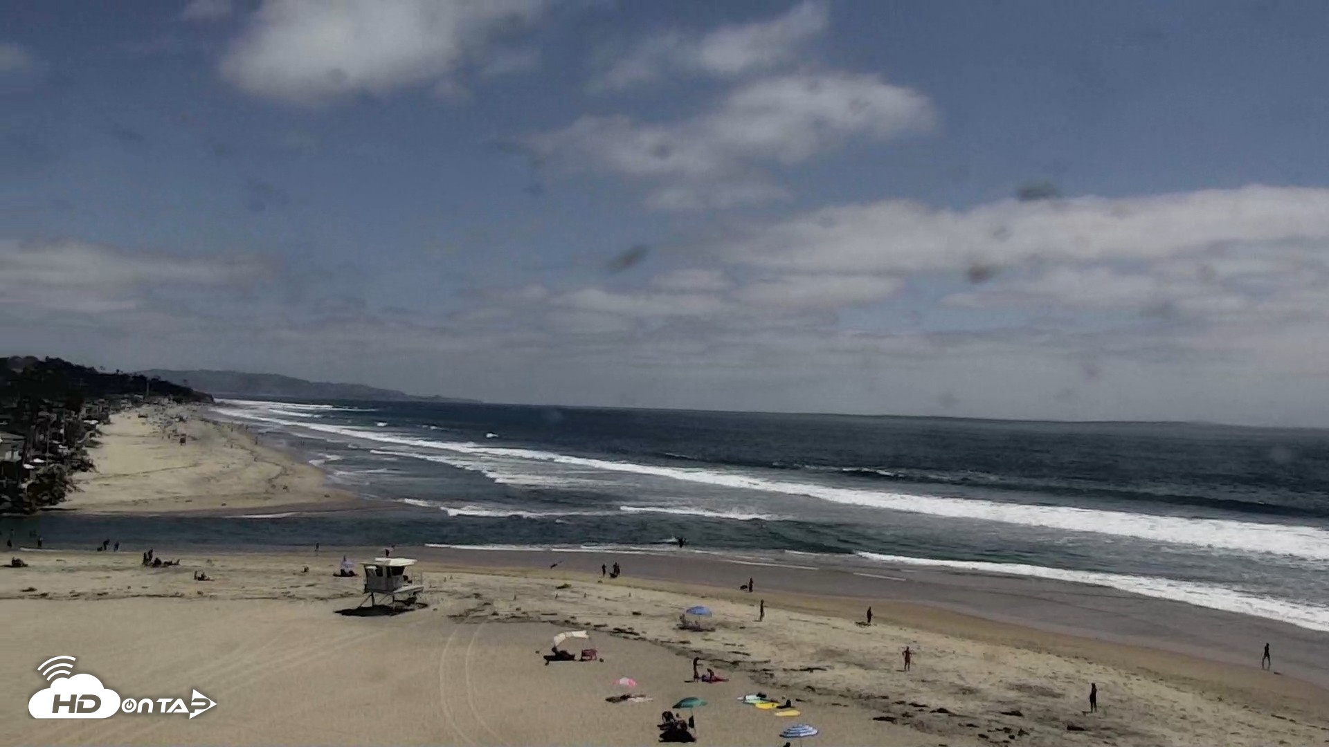 Snapshot of Del Mar Beach North Live Webcam taken Jun 17, 2026, 2:45pm PDT