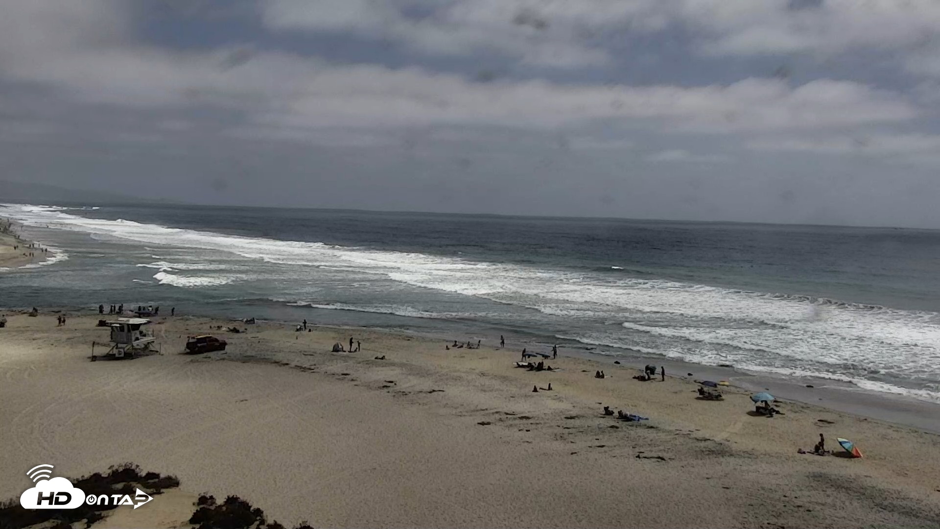 Snapshot of Del Mar Beach North Live Webcam taken Jul 8, 2026, 2:52pm PDT