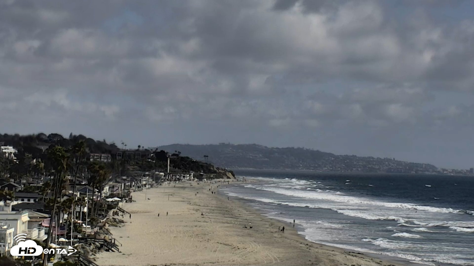 Snapshot of Del Mar Beach North Live Webcam taken May 26, 2026, 4:07pm PDT