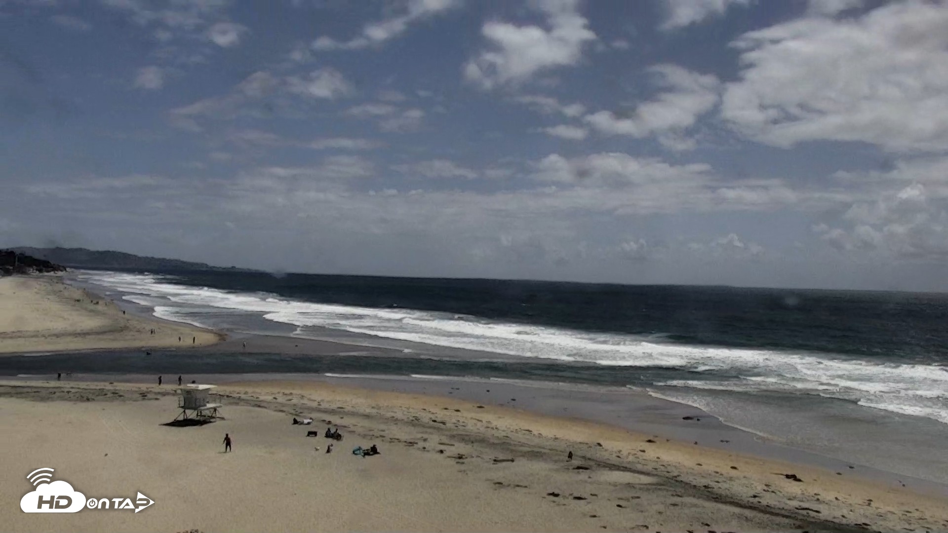 Snapshot of Del Mar Beach North Live Webcam taken May 27, 2026, 2:23pm PDT
