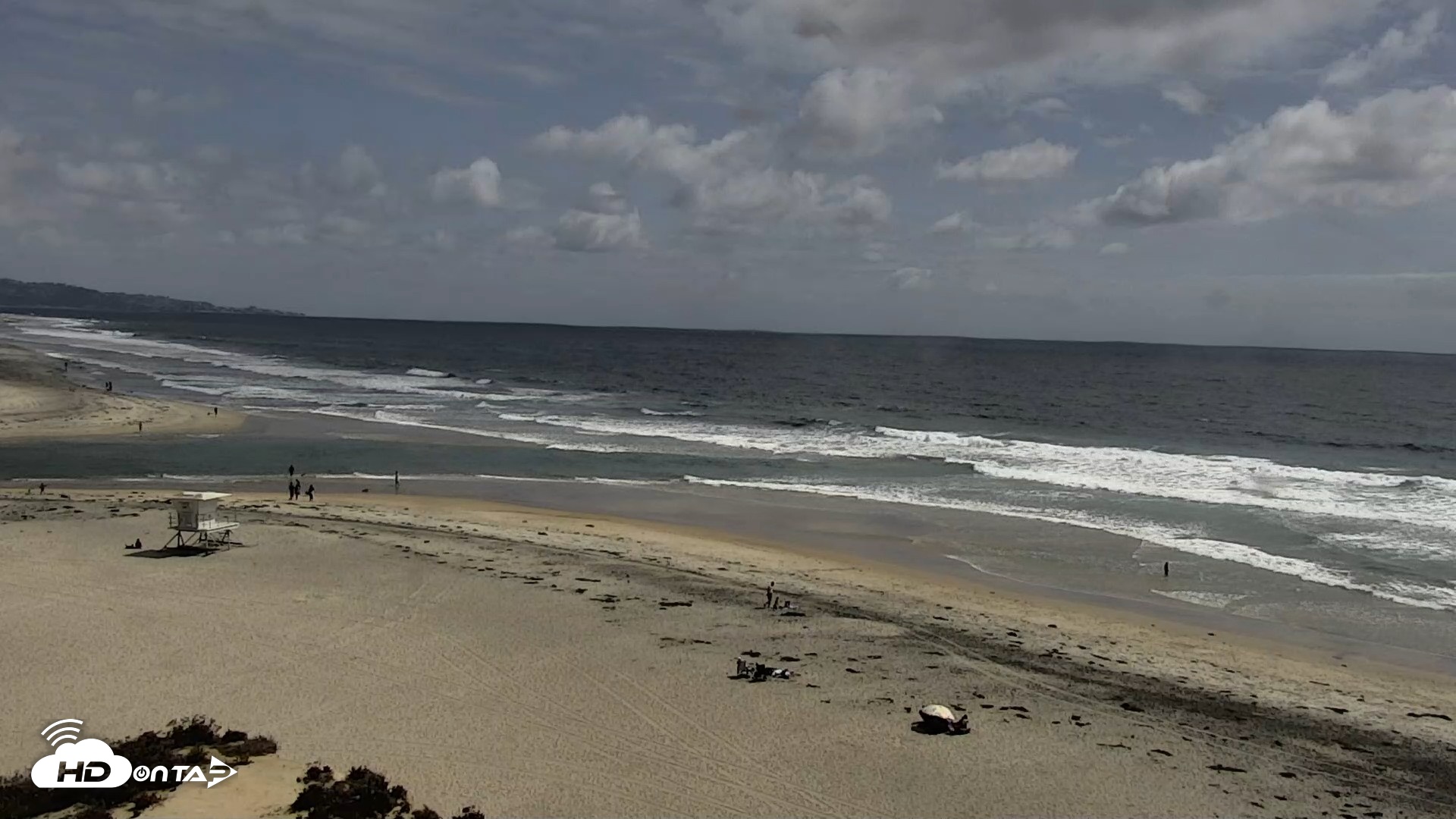 Snapshot of Del Mar Beach North Live Webcam taken May 26, 2026, 3:19pm PDT