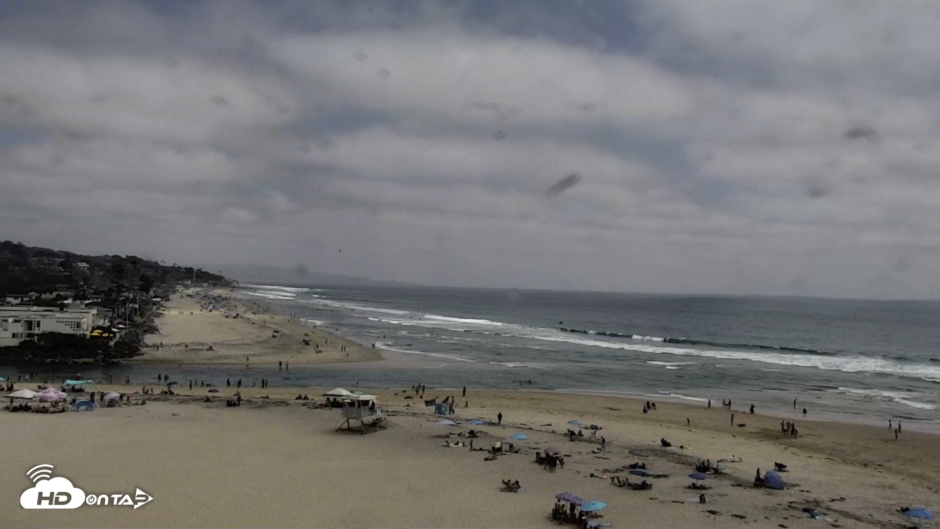 Snapshot of Del Mar Beach North Live Webcam taken Jun 14, 2026, 2:50pm PDT