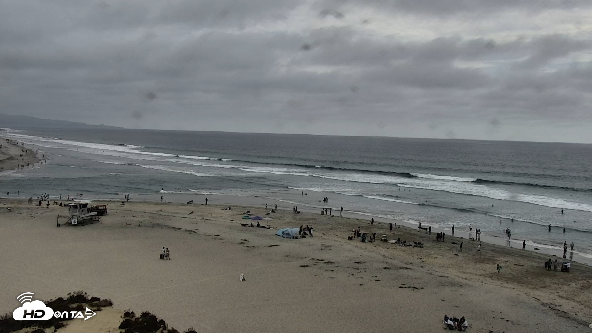 Snapshot of Del Mar Beach North Live Webcam taken Jul 12, 2026, 3:53pm PDT