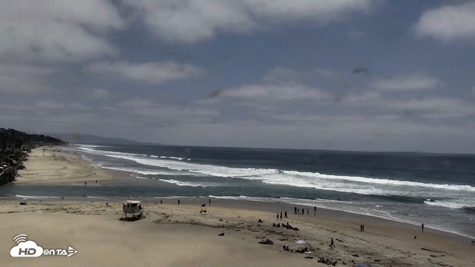 Snapshot of Del Mar Beach North Live Webcam taken Jun 16, 2026, 1:12pm PDT