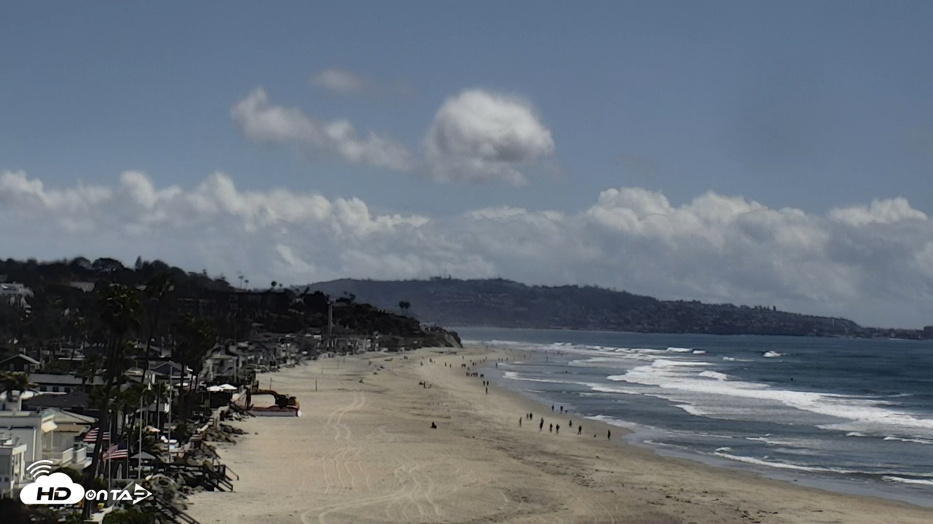 Snapshot of Del Mar Beach North Live Webcam taken Apr 13, 2026, 2:20pm PDT