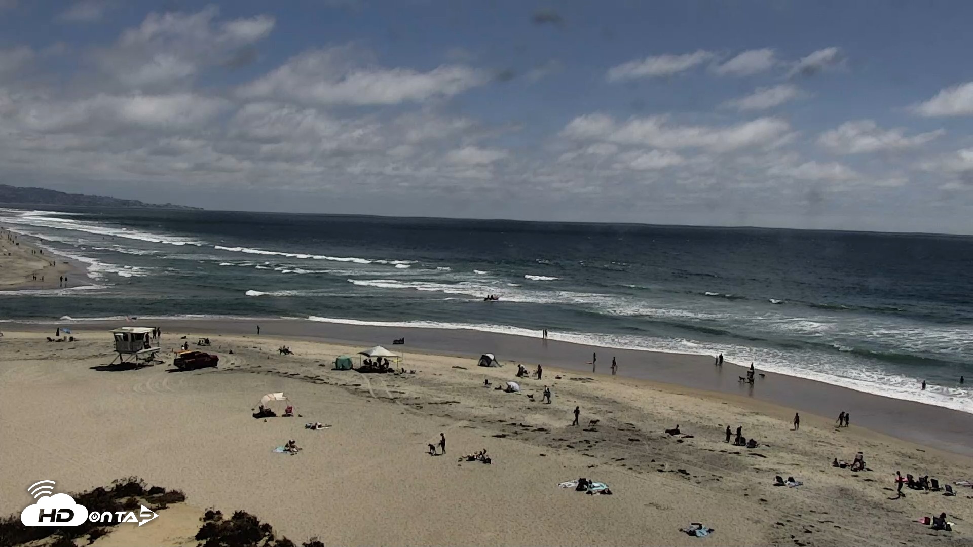 Snapshot of Del Mar Beach North Live Webcam taken Jun 19, 2026, 2:49pm PDT