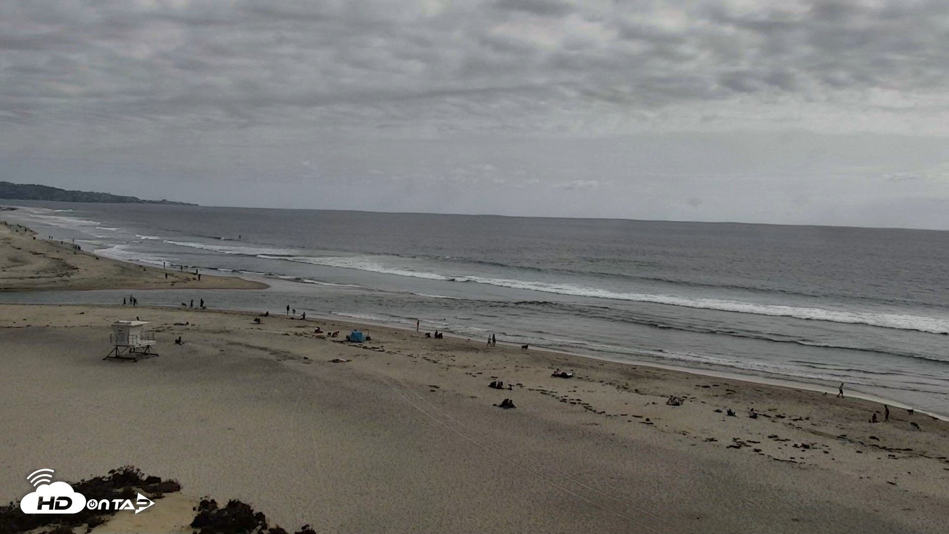 Snapshot of Del Mar Beach North Live Webcam taken May 3, 2026, 4:10pm PDT