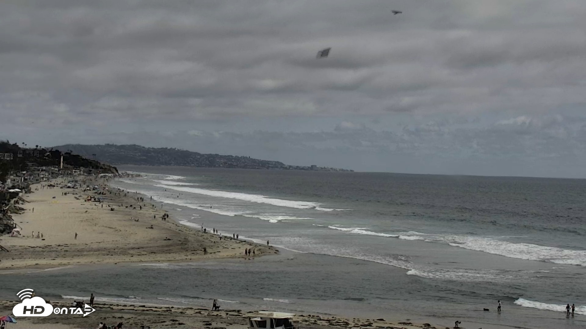 Snapshot of Del Mar Beach North Live Webcam taken May 25, 2026, 3:45pm PDT