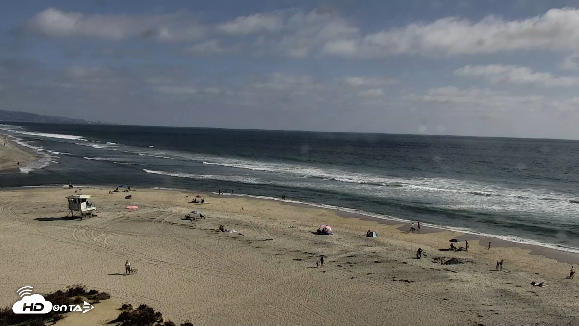 Snapshot of Del Mar Beach North Live Webcam taken Jun 25, 2026, 4:55pm PDT