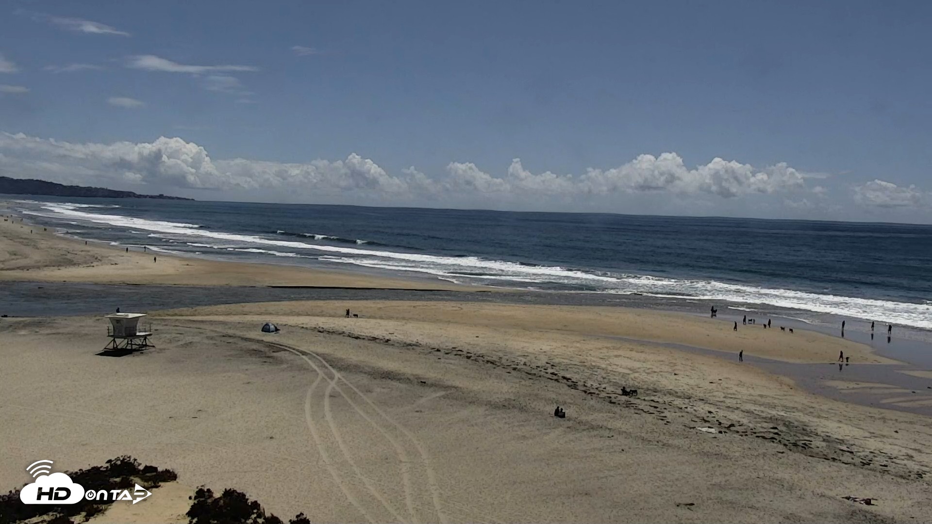 Snapshot of Del Mar Beach North Live Webcam taken Apr 13, 2026, 1:41pm PDT