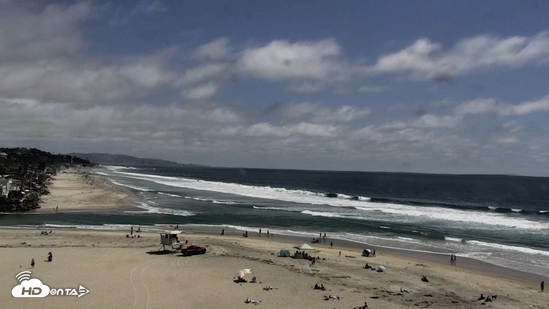 Snapshot of Del Mar Beach North Live Webcam taken Jun 19, 2026, 3:09pm PDT