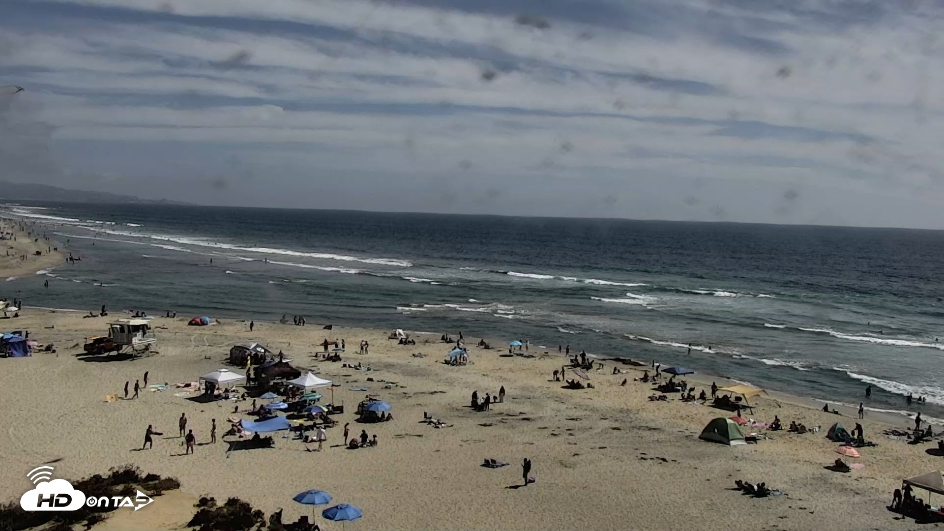 Snapshot of Del Mar Beach North Live Webcam taken Jul 4, 2026, 3:36pm PDT