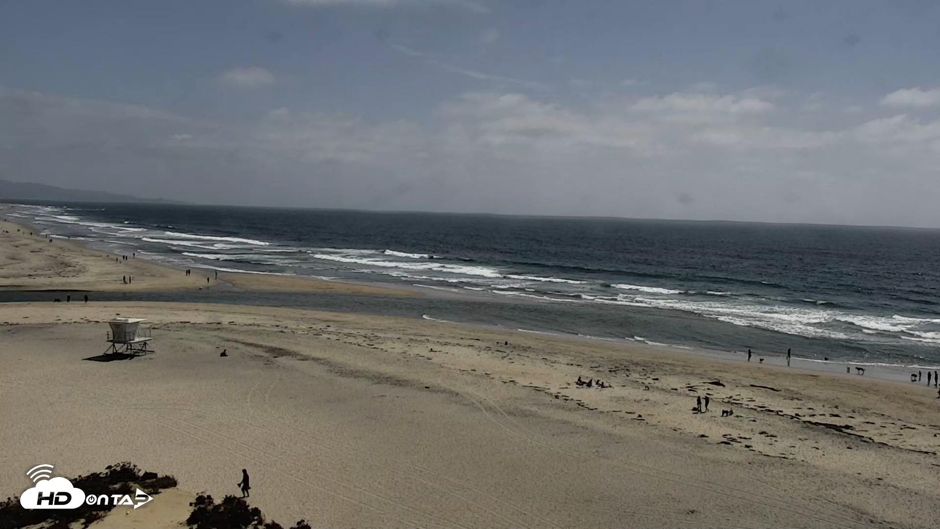 Snapshot of Del Mar Beach North Live Webcam taken Apr 30, 2026, 2:45pm PDT